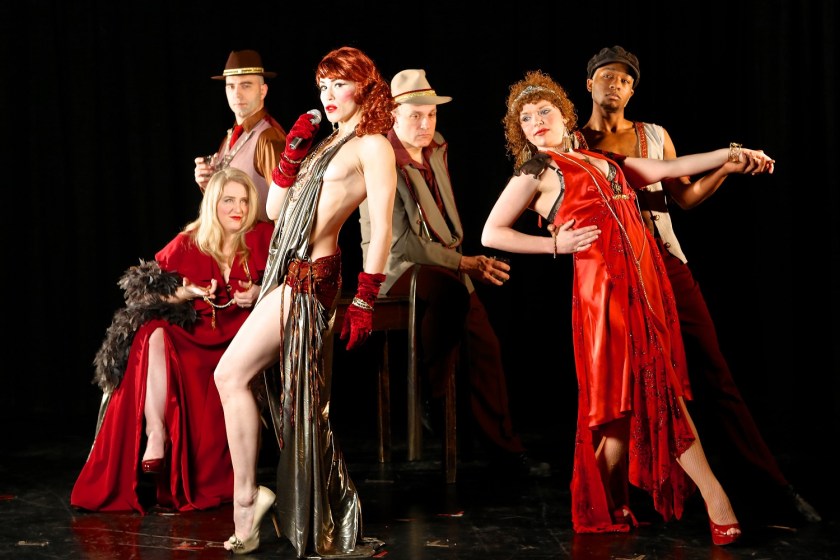 A sampling of the characters and costumes featured in Sex at the Box (Shadowbox Live photo) 