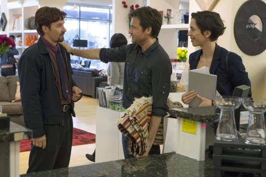 Joel Edgerton, Jason Bateman and Rebecca Hall (from left) in The Gift (photo by Matt Kennedy/STX Productions LLC)