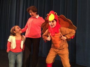 Nora Butter (left) as Clara, Laurie Alexander as adult Shirley and Rose Clubok as young Shirley (photo by Jared Saltman) 